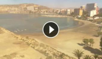 Slika pregleda web-kamere Alicante - plaža Almadraba